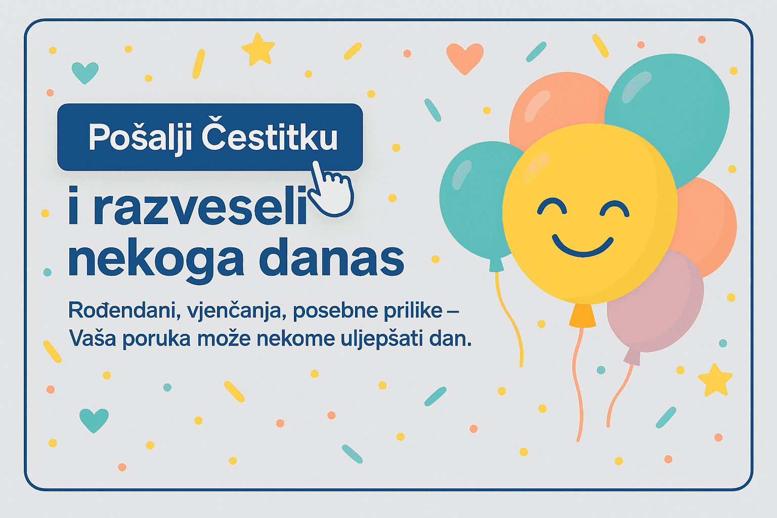 Slanje Čestitke
